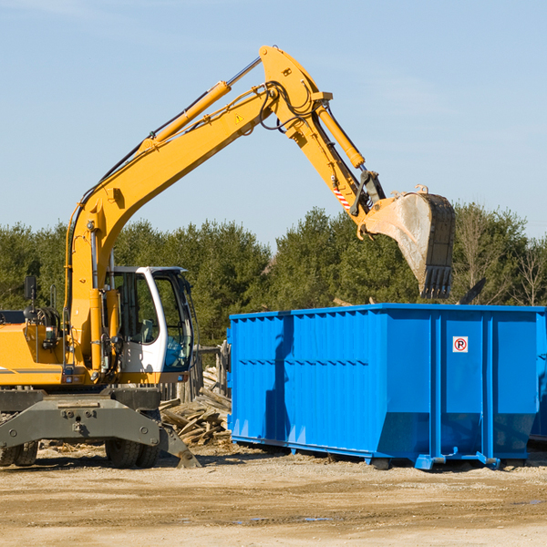 can i choose the location where the residential dumpster will be placed in Mechanicsville